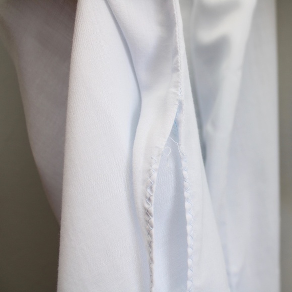 Natori Neiman Marcus Vintage Blue Floral Embroidery Midi Nightgown Size Small​ - Picture 10 of 10